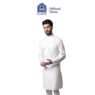 Kurta Lelaki Labuh Al Hafiz Cotton 100% Round Neck Long Sleeve