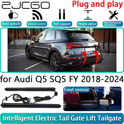 ZJCGO for Audi Q5 SQ5 FY 2018-2024 Car OEM Electric Powered Tailgate Power Liftgate Automatic Tailga