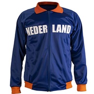 JL Sport Netherlands/Nederland Holland Jacket Retro Football Tracksuit Zipped Jacket Men Top