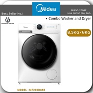 MIDEA WASHER & DRYER COMBO MF200D85B 8.5KG/6.0KG INVERTER