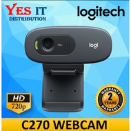 Logitech C270 HD Webcam Plug and play HD 720p Video Calling with Microphone