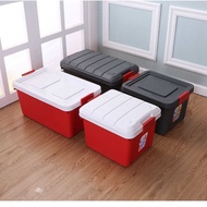 Sundries Stalls Black Storage Box Trunk Storage Box Plastic Camping Storage Box Outdoor Storage Orga
