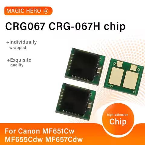 067H Chip for Canon MF651Cw MF655Cdw MF657Cdw MF653cdw MF656cdw MF654cdw Printer CRG067 CRG-067H Ton