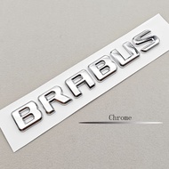 3D ABS Car Letters Logo BRABUS Badge Sticker Rear Trunk Emblem Decals For Mercedes Benz G Class G800