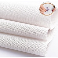 3 Pek Kanvas Needlepoint, 14 Kanvas Mesh Putih untuk Projek Knit Crochet, Sulaman (20 X 20 Inci)