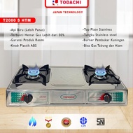 GARANSI! Kompor Gas Todachi 2 Tungku T2000 Stainless
