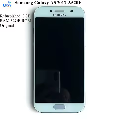 Refurbished Phone Samsung Galaxy A5 2017 A520F 4G Mobile Phone Single SIM 5.2'' 3GB RAM 32GB ROM Ori