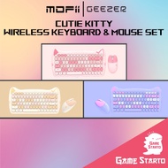Mofii Geezer Cute Cat / Cutie Kitty Wireless Keyboard & Mouse Set