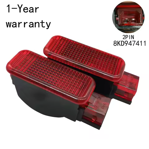 2Pcs Door lights For Audi A3 S3 A4 S4 A5 S5 Q3 Q5 Q7 8KD947411 6Y0947411