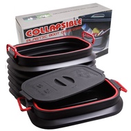 Expandable Storage Bin Expandable Trunk Storage Box Car Dual-Use Organizer 37L Car Storage Box for H