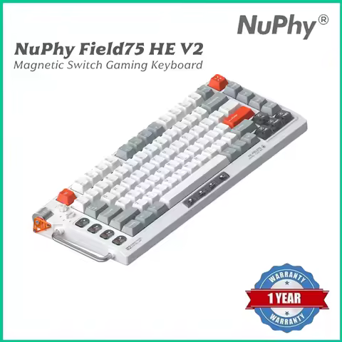 NuPhy® NuPhy Field75 HE V2 Magnetic Switch Gaming Keyboard