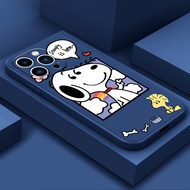 Case iPhone 13 Pro Max 13PRO 12PRO 13PROMAX 12PROMAX 12MINI 13MINI 12 MINI 12 Pro Max MF007A Silicone Snoopy fall resistant soft Cover phone Case