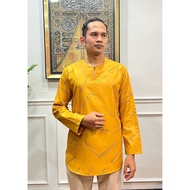 KURTA MUSTARD KUNING KURTA LONG SLEEVE KURTA MODEN KURTA VIRAL KURTA DEWASA BAJU MELAYU KURTA MUSTAR