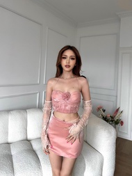 CURVF Helene Lace Top เฉพาะเสื้อ แถมปลอกแขนลูกไม้