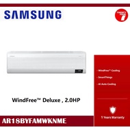 [ Delivered by Seller ] SAMSUNG 2.0HP F-AR1-8BYFAMWK WindFree Deluxe Air Conditioner / Aircond / Air Cond AR18BYFAMWKNME