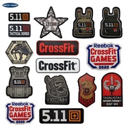 【Customized 】 511 crossfit  pvc Velcro Patch /Badges/Emblem Decorative For Jackets Jeans Backpack