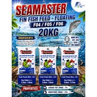 [F06] [20 KG] MAKANAN IKAN SEAMASTER FLOATING PELLETS / PROTEIN 43% / MAKANAN IKAN TINGGI PROTEIN