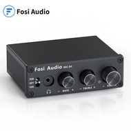 Fosi Audio Q4 Mini สเตอริโอยูเอสบี Gaming DAC &amp; เครื่องขยายเสียงหูฟังตัวแปลงเสียงอะแดปเตอร์สำหรับ Home/เดสก์ท็อป Powered/ลำโพงกิจกรรม