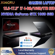 15.6”-17.3” Gaming Laptop Core i7 4-8th with GPU NVIDIA GeForce GTX1060 1050ti Mouse G-tune/G-GEAR G