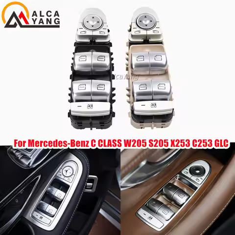 A2139050000 Power Window Switch Orange Light for Benz C Class W205 W213 W253 GLC200 GLC220 GLC250 GL