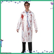 Halloween Masquerade Haunted House Horror Dress Up Zombies Adult Nurse Surgical Doctor Costume cospl