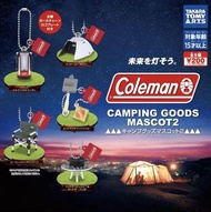Coleman Camping Goods Mascot2 露營 扭蛋 露營燈 營幕