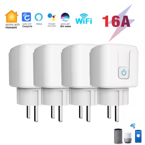 Smart Outlet EU HomeKit Socket 16A/20A Energy Monitoring Support Siri Voice Control No Hub Required