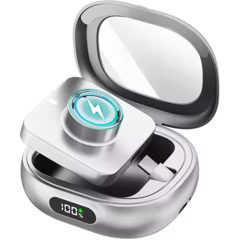 For Oura Ring 4 and For Oura Ring 3 Charging Case with 2000mAh Built-in Battery and 45-Day Standby R