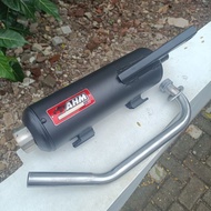 AHM Silent Killer power pipe for Mio sporty/125.Click 125/150.Soulty Genio All. new Beat Soul i125 B