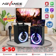 SPEAKER BLUETOOTH ADVANCE S 50 / S 53 / SPEAKER BLUETOOTH KARAOKE ADVANCE FREE MIC