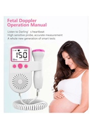 1 pcs Fetal heart meter home Doppler ultrasound pregnant women handheld convenient fetal fetal movem