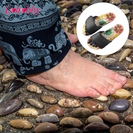 [Lohobby] 1 Pair Foot Massage Shoes Cobblestone Accupressure Foot Acupoint Flat Slippers for Men Wom