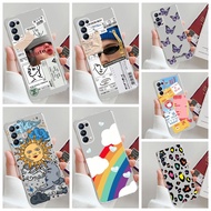 OPPO Reno 5 5g Reno 5 Pro Case Cute Printing Clear TPU Soft Silicone Phone Cover Couple Casing for Reno5 4G Bumper Case