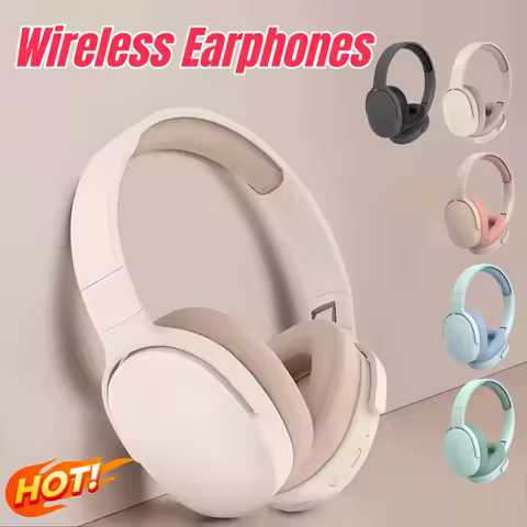 New P2961 Wireless Headphones Bluetooth Foldable 9d Hifi Stereo Sound Headset Long Battery Life Heav