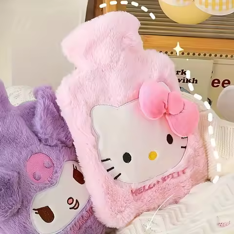 Sanrio Characters Portable Hand Warmer Storage Bag Hello Kitty Kuromi My Melody Cinnamoroll Travel O