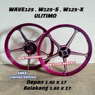 WAVE125 FG505 SPORT RIM ENKEI LIMITED EDITION W125 ULITIMO WAVE 125 S X 5 BATANG HENG
