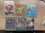 （價錢請見描述）100Deck 老大的指令SR 皮皮AR 寶可平板SR M4 寶可夢卡牌  超級甲賀忍蛙ex SAR Promo 超級花葉蒂ex SAR