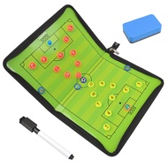 Magnetic Soccer Coaching Board, Football Coaching Board Coaches Clipboard Tactical with 26 Magnets, 