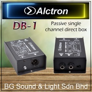 Alctron DB-1 Single Passive Impedance Converter DIBOX Front Effector DI Box (DB1)