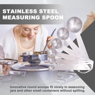 Measuring Spoons, Stainless Steel Measuring Spoons Cups Set, Small Tablespoon with Metric and US Mea