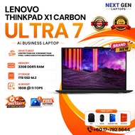 Lenovo X1 Carbon Gen 13 (Aura Edt.) Intel Ultra 7 | 14" FHD 32GB DDR5 8400Mhz 1TB SSD | 2 Yrs Warnty