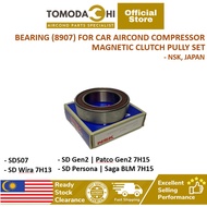 TOMODACHI Compressor Bearing NSK 6907 Original Sanden SD507 7H13 SD Wira 7H15 Proton Gen2 Persona Saga BLM Clutch Pully