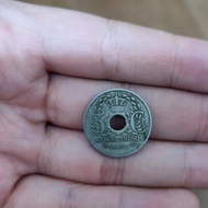 koin uang kuno logam nederlandsch indie 5 cent