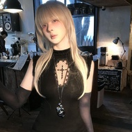 Wasteland Style Women's Clothing Light Asian Style Tops Vintage Women's Clothing y2k European Americ