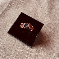 230630 wire wrapping 藍晶石 銅線 繞線 介指