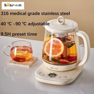 Bear 1.5L Health Pot Office Small Tea Pot Automatic Glass Tea Pot Home Multi functional Electric Ket