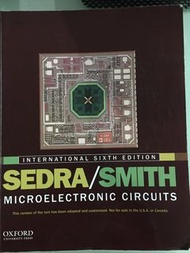 #23開學季 原文書 SEDRA/SMITH MICROELECTRONIC CIRCUITS 電子學