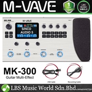 M-VAVE MK-300 Portable Guitar Multi-Effect Processor with Built-in Rechargeable Battery (MK300 MK 30