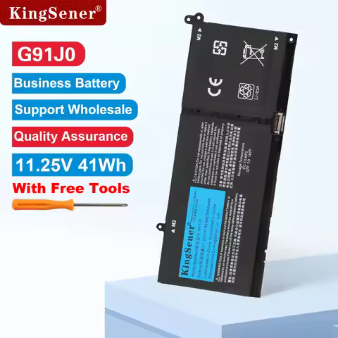 KingSener V6W33 54Wh G91J0 41Wh Battery for Dell Inspiron 5510 5515 5310 5415 5418 3510 3511 3515 54