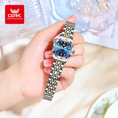 OPK 8170 Women's Watches Elegant Fashion Quartz Wirtwatch Waterproof Luminous Watch For Women Automa